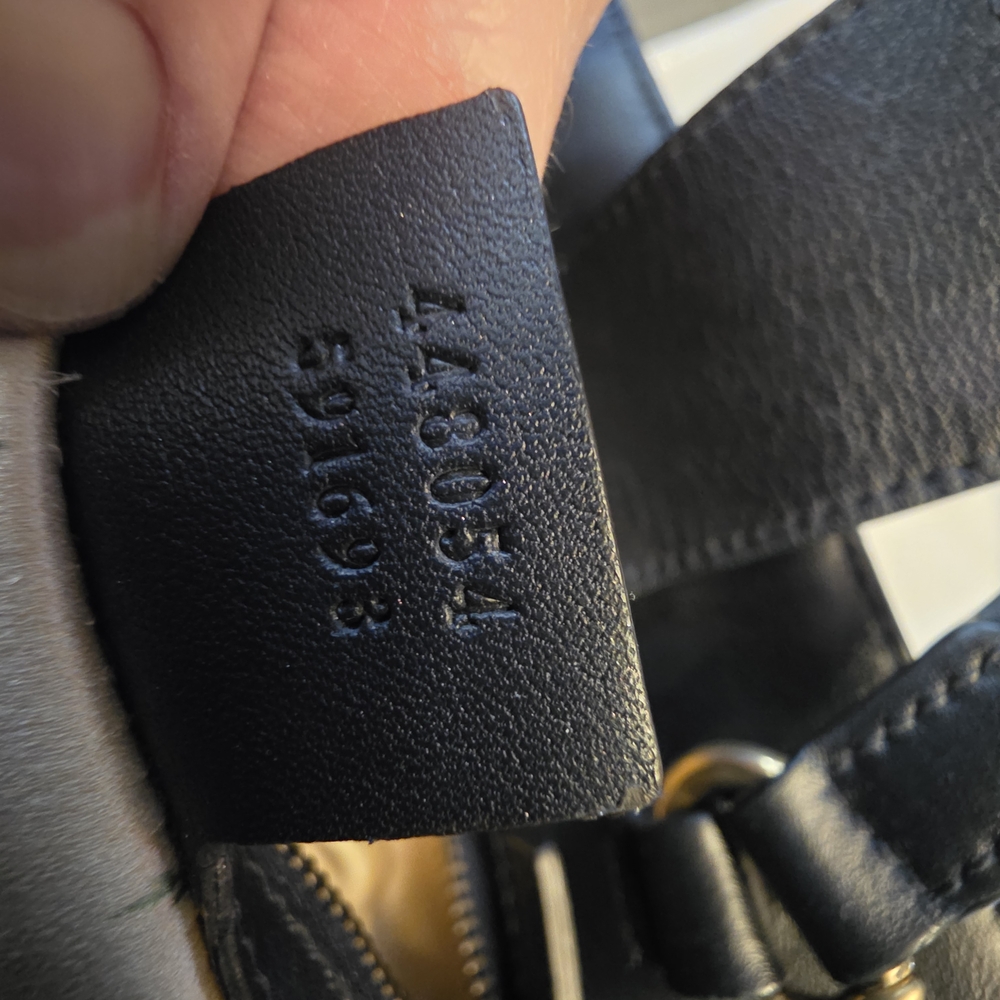 Gucci Blue DENIM GG Marmont Shoulder Bag - Picture 8 of 16